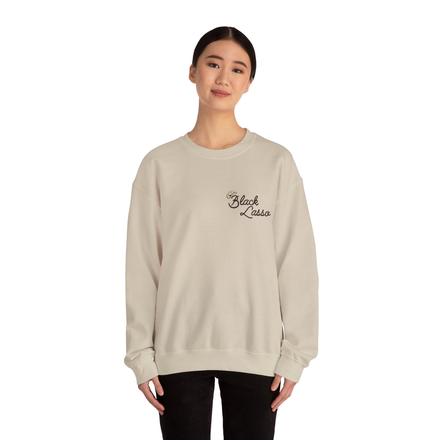 Black Lasso, Unisex Heavy Blend™ Crewneck Sweatshirt