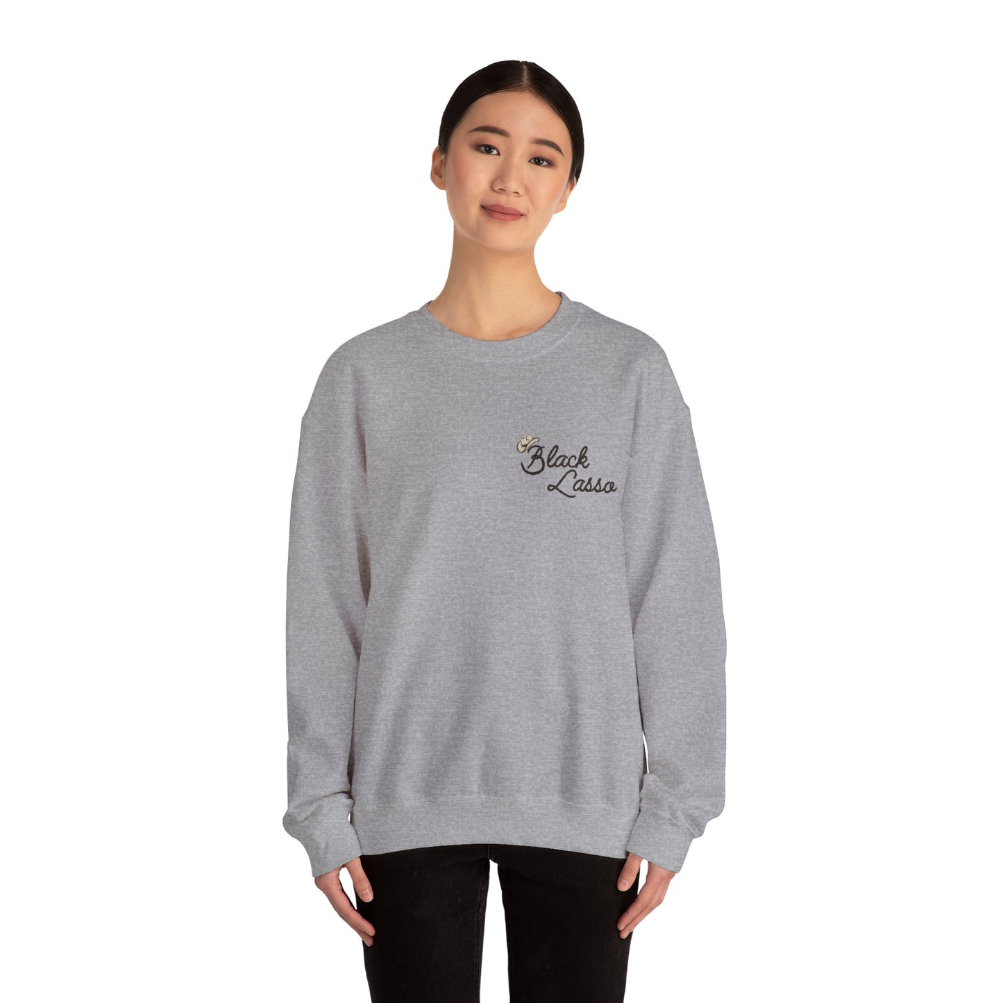 Black Lasso, Unisex Heavy Blend™ Crewneck Sweatshirt